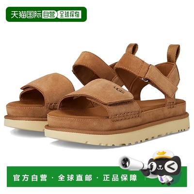 1h可退 香港直邮Ugg 女士 Goldenstar 凉拖 brown棕色 舒适时尚
