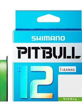 日本直邮禧玛诺PITBULL钓鱼线PE线12编200米1.5号青柠色36.2lb