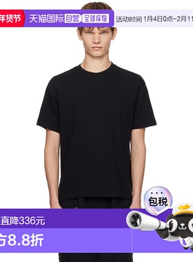 1h可退 香港直邮AURALEE 男士 黑色 Seamless Crew Neck T 恤 A00