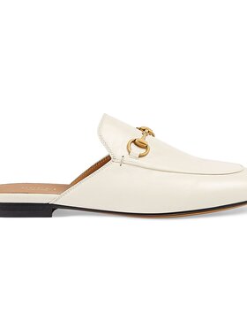 潮奢 Gucci 古驰 女士 Princetown系列皮革拖鞋 423513C9D00