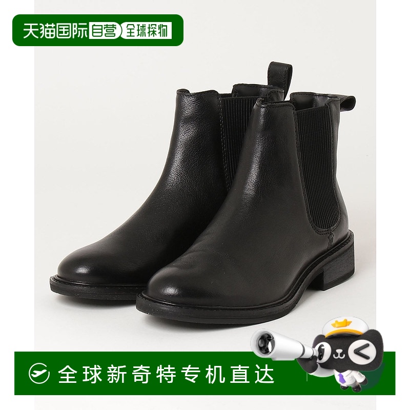 1h可退 日本直邮Clarks 女士黑色皮革Chelsea靴 26174767