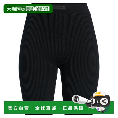 1h可退 香港直邮essentials fear of god 女士 短裤 black黑色 舒