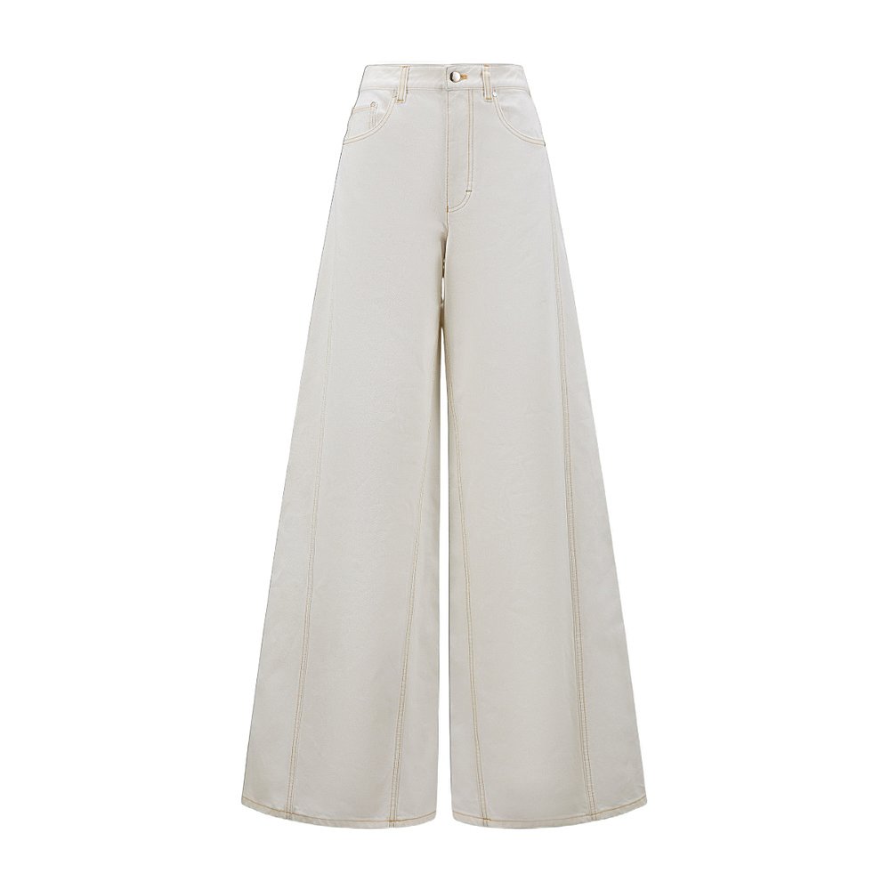 MONCLER 女士牛仔裤 I109F2A00003M2953032 AW2024