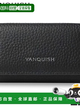 日本直邮VANQUISH钥匙包男士L形拉链钥匙包海军深绿色43540