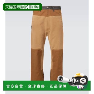 男士 1h可退 渡边淳弥 Watanabe 拼布牛仔绒面革直 香港直邮Junya