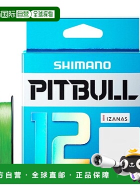 日本直邮Shimano Pitbull 12线200米PL-M62R0.8亮绿色