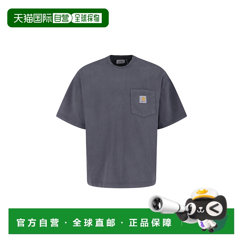 1h可退 香港直邮CARHARTT WIP 男士 and Polos T恤黑色T恤 I03514
