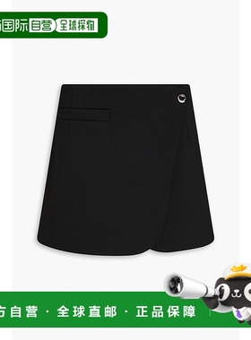 1h可退 香港直邮Coperni 女士 斜纹布迷你半身裙 COPJ24F3009BLAC