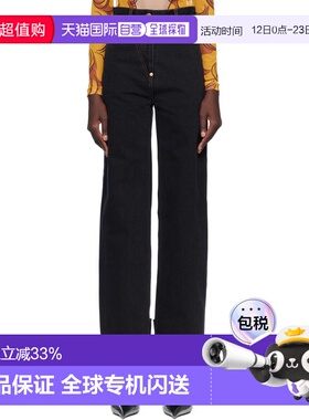 1h可退 香港直邮潮奢 Pushbutton 女士 黑色 Back Panty 牛仔裤 P