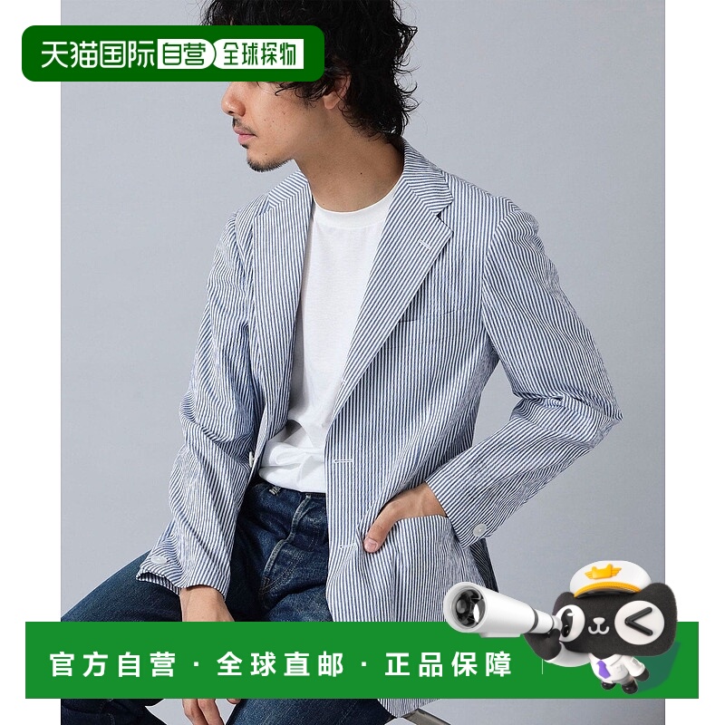 日本直邮BEAMS NEW EASY SONDRIO 西亚足球条纹夹克