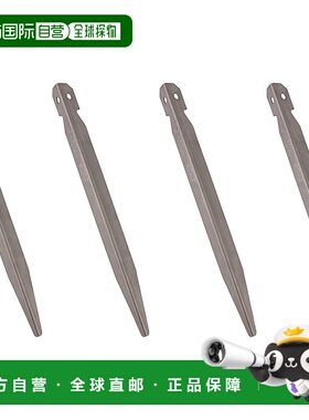 【日本直邮】Captain Stag鹿牌帐篷桩18cm/4个 V型 轻量 UZ-13310