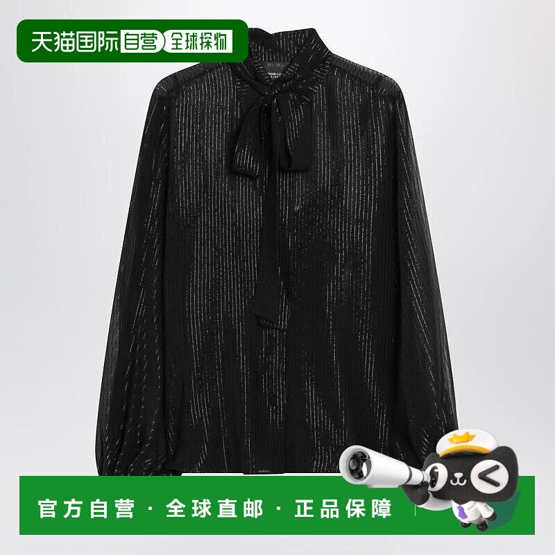 香港直邮MAX MARA 女士衬衫 SCAFATISIRMAXMP003 AW2025 黑色