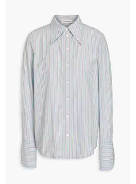 Tory Burch 托里·伯奇 女士 条纹棉质府绸衬衫 87297