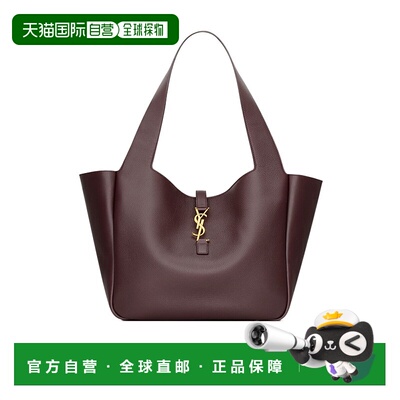 香港直邮Saint Laurent 徽标手提包 763435AAAUQ托特包单肩包