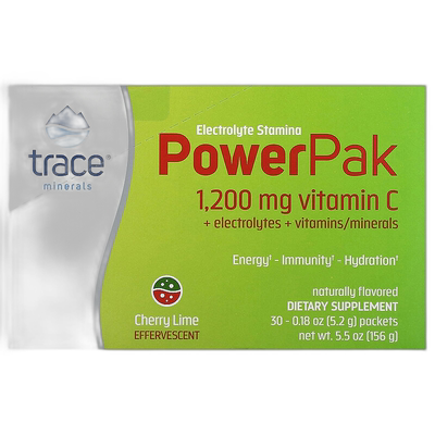 香港直邮露那辛,电解质耐力 PowerPak，樱桃青柠，30 包，每包 0.