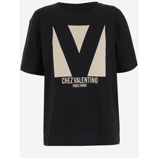 女士T恤 6B3MG24H95W0NO 黑色 Shirt SS2025 VALENTINO