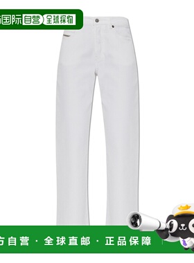 香港直邮DIESEL 女士牛仔裤 A1987109K05100 AW2025 白色 腰带环