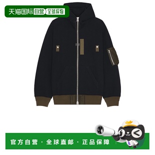 香港直邮Sacai 男士 Sponge 休闲连帽衫 2503788M233