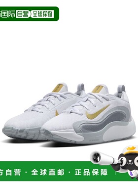 日本直邮日本直邮 Nike 巴斯儿童款运动鞋 白 [FN4384100]耐克