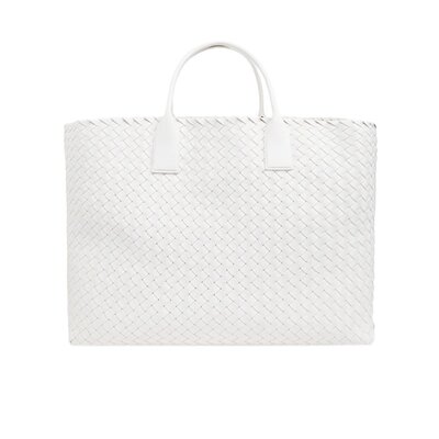 Bottega Veneta Maxi Cabat Intreccio编织手提包 787115V9131