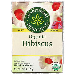 香港直发Traditional Medicinals草本茶有机木槿日常饮用16包28g