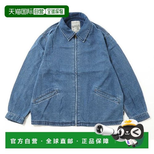 1h可退 日本直邮GOHEMP男装 宽松版型丹宁夹克 半拉链设计 GHJ618