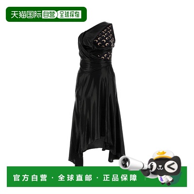 香港直邮Marine Serre 女士 不对称下摆连衣裙 WDR243RJER0015