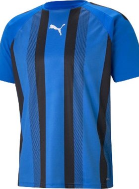日本直邮PUMA TEAMLIGA 条纹比赛衬衫足球 T 恤 705152-02
