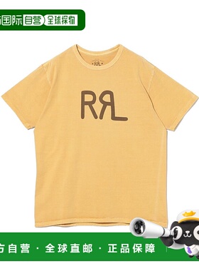 1h可退 日本直邮Double RL RRL 男士牧场Logo印花T恤  3808009277