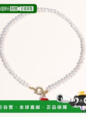 自营 joey babyKokoro 淡水珍珠心形项链 - 红色 美国奥莱直发