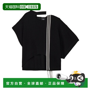 香港直邮Y-3 女士T恤 KR2397BLACKCWHITE SS2026 黑色