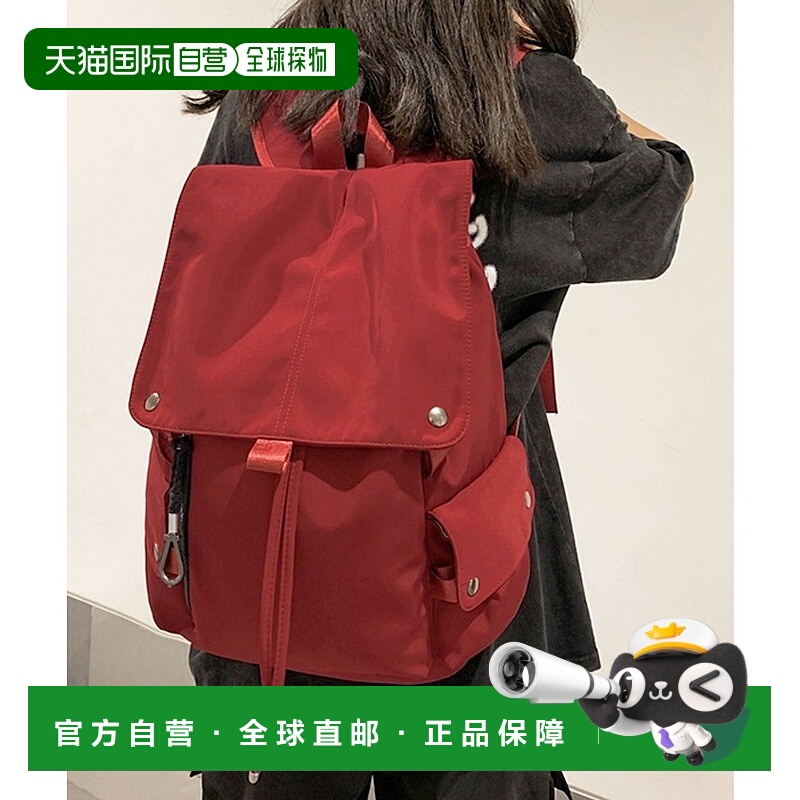 日本直邮florge 男女通用大容量翻盖休闲背包 FL8218AW009078