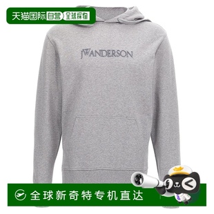 LOGO 女士 经典 JW023 刺绣连帽衫 香港直邮J.W. 1h可退 Anderson