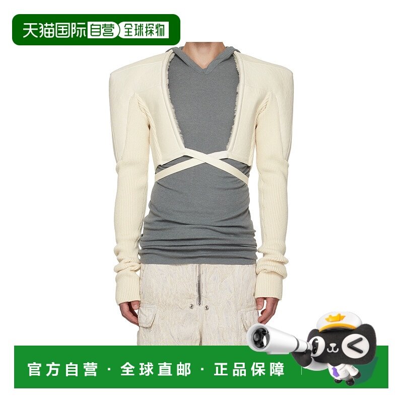 香港直邮RICK OWENS 男士夹克 RR02E1700LSHAR11 AW2025 白色