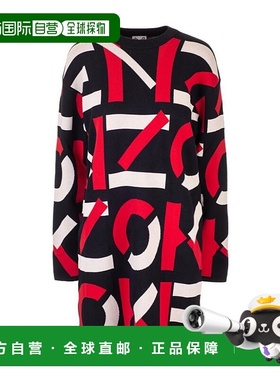 香港直邮Kenzo 圆领长袖连衣裙 FA62RO5313SC.