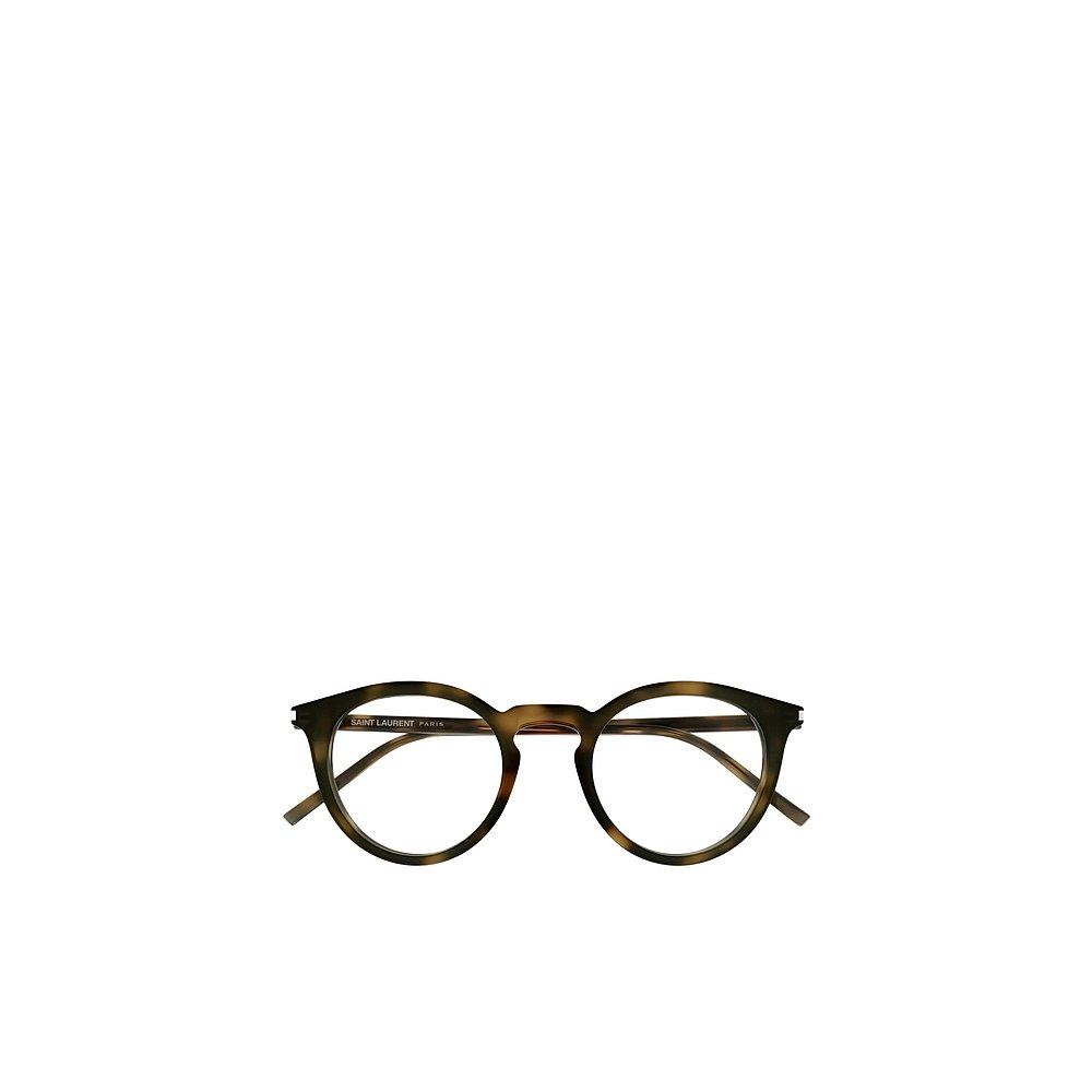 SAINT LAURENT 男士眼镜 SL347F003 SS2025 棕色 全框平光镜