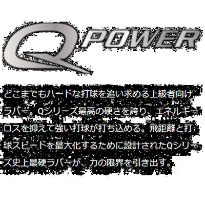 日本直邮美津浓乒乓球胶皮 Qpower/Q Power 83JRTA98