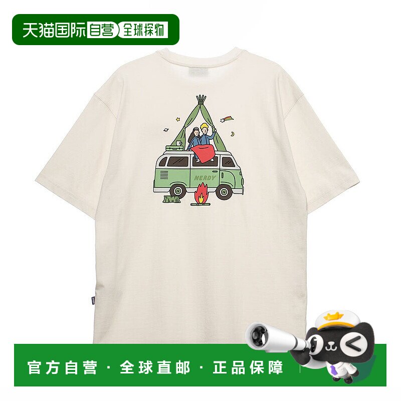 日本直邮NERDY 露营男孩短袖T恤 [NE8621EU00140]
