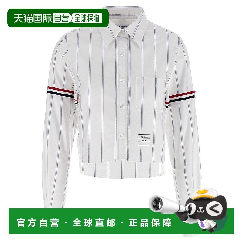 香港直邮THOM BROWNE 女士衬衫 FLL183OF0660100 SS2026 白色