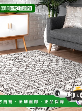 自营 nuLOOM Contemporary Trellis Milly 小地毯 - 灰色 美国奥