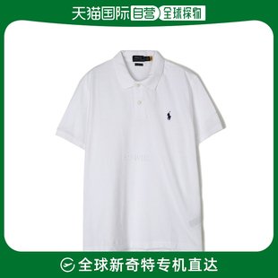 Ralphlauren上装 韩国直邮Polo T恤女款 白色翻领短袖 211506471002