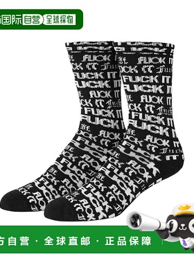 1h可退 日本直邮HUF 男女同款 棉混纺袜子 花纹设计 25F_SK00909