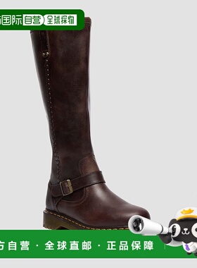 自营欧洲直邮DrMartens马丁大夫 Anistone女士Crazy Horse皮革高