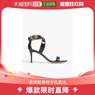 香港直邮潮奢 Giuseppe Zanotti 女士Coline 80 皮质凉鞋