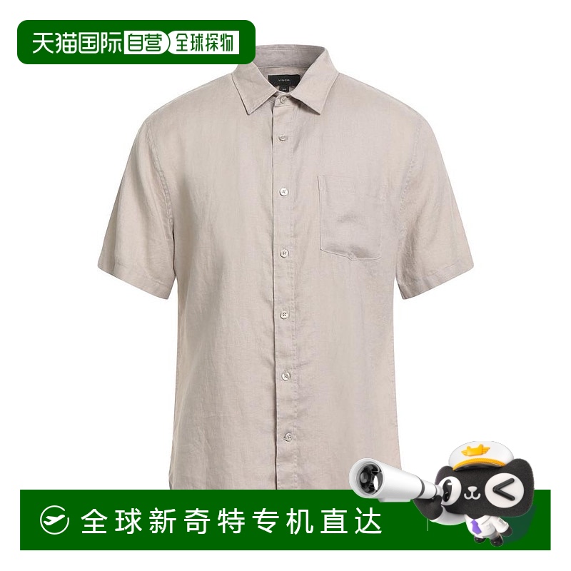 1h可退 【美国直邮】vince 男士 衬衫亚麻短袖