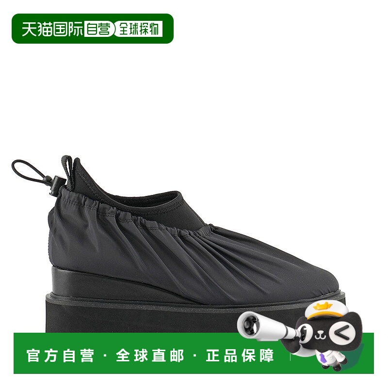 自营 united nude封面休闲-黑色 美国奥莱直发女鞋松糕鞋