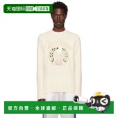 男士 Cygne 灰白色 香港直邮Casablanca Emblem 毛衣 MF22KW26