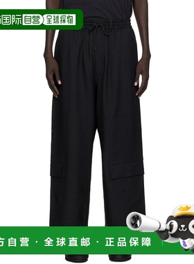 香港直邮Y-3 男士 黑色 Sport Uniform Straight Leg 工装裤 JX72
