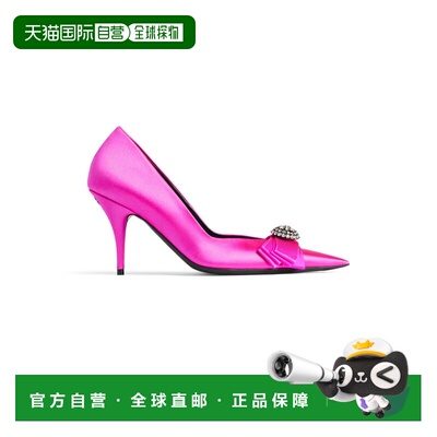 欧洲直邮BALENCIAGA（巴黎世家）女士 Avenue Palazzo 紫红色高跟