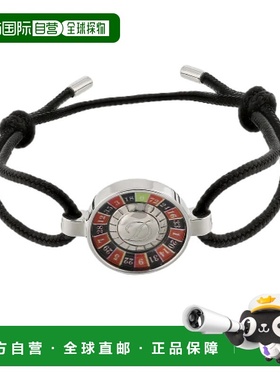 自营欧洲直邮S.T.Dupont 法国都彭 Casino系列转盘饰面黑色编织手